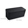 Angoily 2pcs Wire Cover for Cable Management Cord Organizer Travel Plastic Desktop Power Strip Storage Box view 2