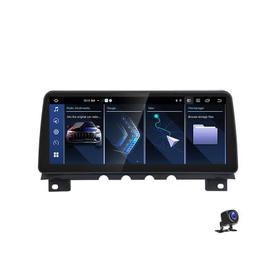 Android 12 Car Stereo for BMW 7 Series F01 F02 2009~2015 Car Multimedia GPS Navigation Player Wireless Carplay Auto DSP Support Original Steering Wheel Controls, Camera,12.3 inch,8 core 6G+128G