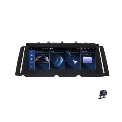 Android 12 Car Stereo for BMW 7 Series F01 F02 2009~2015 Car Multimedia GPS Navigation Player Wireless Carplay Auto DSP Support Original Steering Wheel Controls, Camera,10.25 inch,8 core 6G+128G