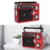 Zunate Full Band Portable Shortwave Radio, AM FM SW LW World Band Radio DSP Good Reception Radio, Shortwave Radio with Best Reception, Long Telescopic Antenna for Home Kitchen Outdoor view 3