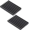 EDIY 2Pcs M.2 NGFF 2242 42mm Msata SSD Heatsinks Solid State Disk DIY Laptop PC Memory Cooling Fin view 1