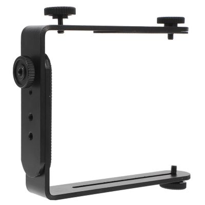 Veemoon Shape Flash Bracket for DSLR l Bracket Camera Vertical Horizontal Mounting