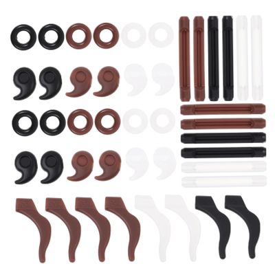 FOMIYES Silicone Slip Earmuffs Eyeglass Leg Sleeves Comfortable Ear Hooks Non-Skid for Glasses Outdoor Sports Accessory