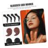 FOMIYES Silicone Slip Earmuffs Eyeglass Leg Sleeves Comfortable Ear Hooks Non-Skid for Glasses Outdoor Sports Accessory view 3
