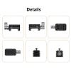 CHICHIYANG Lightweight Quick Release Camera Mount 360 Degree Rotation Rail Clamp for DIY Monitor Microphone Camera Cage Rig view 2