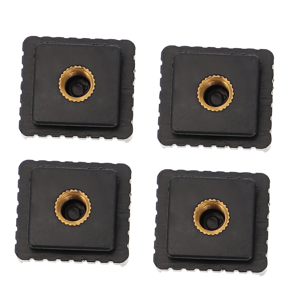 4pcs Hot Shoe Mount Bracket with Thread for Camera Flash and Accessories Durable and Adapter for DSLR Monitors and Microphones