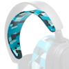WC HeadbandZ Arctis Nova - Upgraded Silicone Headband for Arctis Nova Headsets by Wicked Cushions - Enhanced Flexibility, Comfort, and Style with Matching Earpad Designs | Cyan Prism view 1