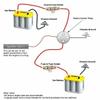 225FWY 4 AWG Red Snakeskin Braided Sleeving 200 Amp Heavy Duty Auxiliary ANL Fuse Battery Isolator Kit view 2