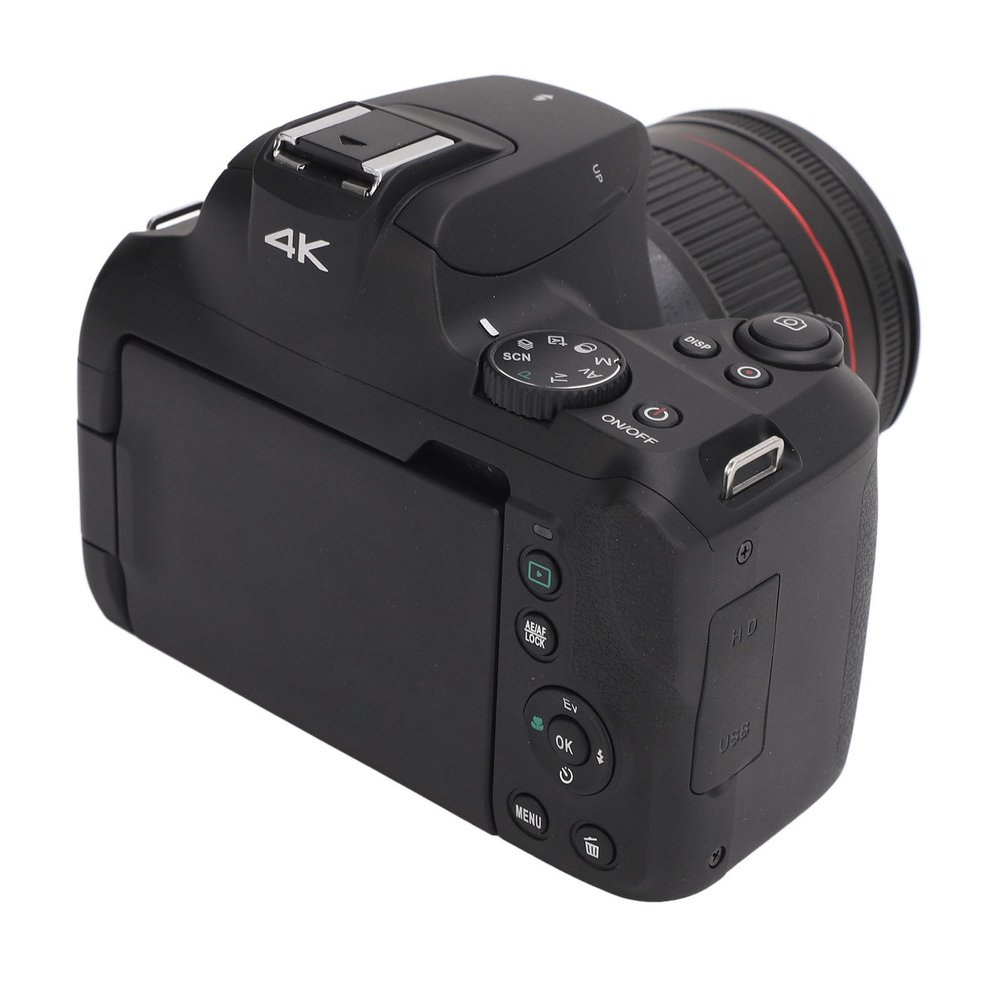 4K 64MP DSLR Camera, G7000 Mirrorless Camera with 30X Digital Zoom, F4.9 to 59mm Lens, 3 Inch Flip Screen, Full HD Digital Video Camera, 6 Axis Image Stabilization