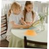 6pcs Colored Light Diffuser Sheets PVC Filter Sheets for Light Dimming Color Correction and Classroom Use Transparent Orange for Photography and Stage Lighting view 2