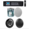 Rockville Bundle: (1) RCS180-6 180 Watt 6 Zone 70v Restaurant Amplifier Bundle with (2) Control 18C/T 8" 60w 70v in-Ceiling Speakers & (2) Control 16C/T-BK 6.5" Ceiling Speakers (5 Items) view 1