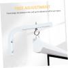 DirectNine Basics Quality Thickened Iron Projector Screen L-Bracket White Coated with Hook for Easy Installation view 2