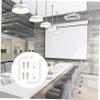 DirectNine Basics Quality Thickened Iron Projector Screen L-Bracket White Coated with Hook for Easy Installation view 3