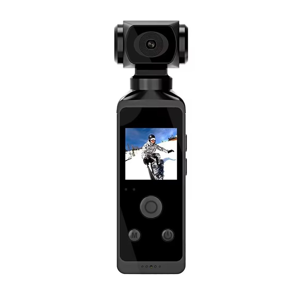 Dpofirs Portable 1080P Action Camera with 270 Rotatable Anti-Shake & 30m - HD Underwater Video Cam with Mic for Diving Riding Outdoor Sports