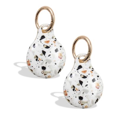 Sonix Cases for Apple AirTags with Keychain (Terrazzo Confetti) 2-Pack