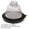 GRS GRS 003-656 Satellite Turntable, Black view 2