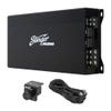 STINGER Audio MT-1000.5 1200 Watt RMS 5-Channel Car Audio Amplifier, Class D, Hexfet Mosfet, Crossover High-Pass/Low-Pass Filter, Subsonic Filter, Remote Subwoofer Bass Knob, Bass Boost Q view 1