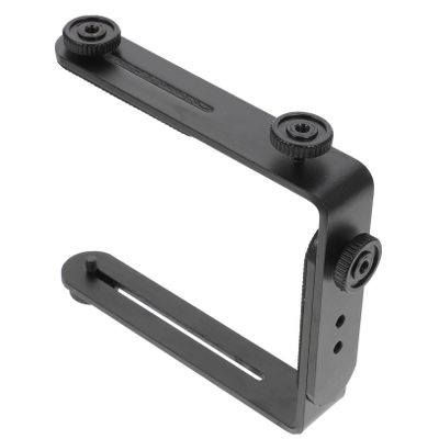 Veemoon -Bracket L-Shape Flash Light Bracket L Camera for Speedlight L-Shape Camera Holder DSLR L- Flash Light Holder for Camcorder