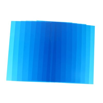 10pcs Blue Gel Light Filter Correction Film for Led Video Photography Stage and Dj Lighting for Optimal Saturation