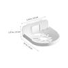 Ciieeo Monitor Mount Wall Mount Holder Shelf Wall Mount Floating Camera Mount Small Shelves Speaker Bracket Shelf Webcam Stand view 3