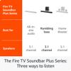 Amazon Fire TV Soundbar Plus with subwoofer (newest model), 3.1 channel, Dolby Atmos, DTS:X, clear dialogue view 2
