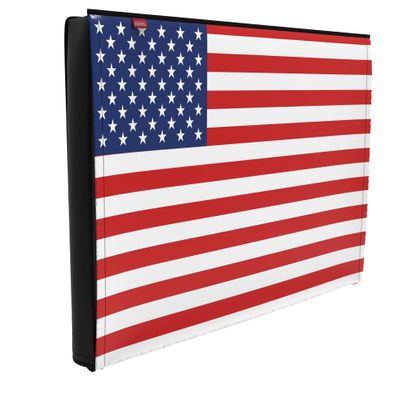 acoveritt Outdoor 55" TV Set Cover,Scratch Resistant Liner Protect LED Screen Best-Compatible with Standard Mounts and Stands (American Flag )