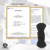 NewDoar Static Climbing Rope 6mm Accessory Cord Rope,for Arborist Tree, Mountaineering, Sailboat Rope,Dock Lines,Hauling Dragginge-Black/30M view 3