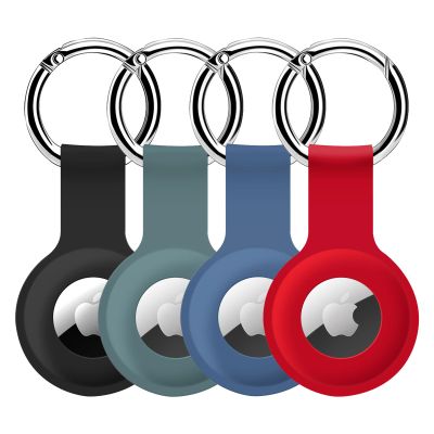 COLORCORAL Airtag/New airtag 2 Keychain Holder Shockproof AirTag Case Multi-Color Protective Silicone Air Tag Accessories Tracker Cover Compatible with Apple AirTag for Keys, Backpack and Pets 2026
