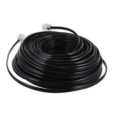 Angoily Phone Extension Cord Telephone Cable Audio Transmission for Home Office Use Compatible Telephone Fax Modem and More