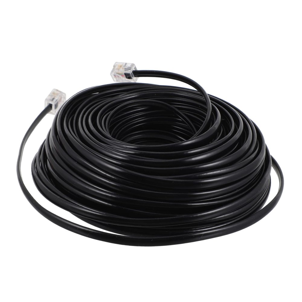Angoily Phone Extension Cord Telephone Cable Audio Transmission for Home Office Use Compatible Telephone Fax Modem and More