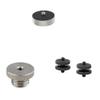 CAMVATE 3/8"-16 Female to 1/4"-20 Male Adapter + 1/4"-20 to 5/8"-11 Threaded Screw + 1/4"-20 Male Thread Screw view 1