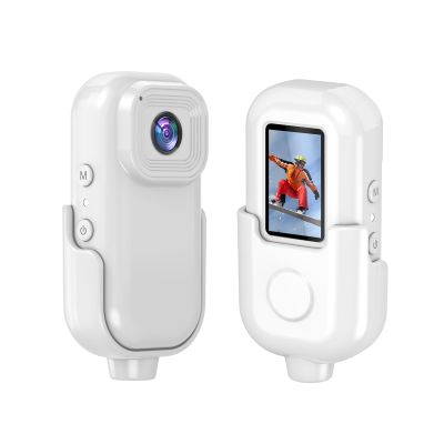 Andoer Mini WiFi Action Camera 1080P 30fps Digital Video Camera with 0.96in LCD Screen Built-in Rechrageable Battery Motion Detection with Magnetic Mount Back Clip Protective Cover