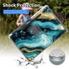 CGFGHHUY for Samsung Galaxy Tab S9 Ultra Case Clear Slim Lightweight Kickstand Protective Transparent TPU Case with Pen Holder Tablet Cover for Galaxy Tab S9 Ultra 5G 14.6 inch,Beautiful Green Marble view 4