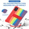 AKNICI Case for DOOGEE T20 Mini/DOOGEE T20 Mini Pro 8 Inch Tablet, Soft Silicone Heavy Protective Cover with Adjustable Kickstand for DOOGEE T20 Mini/DOOGEE T20 Mini Pro, Red Purple view 4