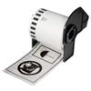 BETCKEY - Black on Clear Film Continuous Tape Replacement for Brother DK-2113 (2-3/7" x 50'), Use with Brother QL Label Printers [10 Rolls] view 2