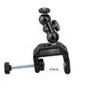 CAMVATE Camera Clamp Mount + 1/4"-20 Female Screw Double Thread Adapter + 1/4"-20 Mini Ball Head view 3
