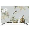 ABANO 32-100in Lotus Flower Indoor TV Dust Cover, TV Cover for LCD/LED Protective Cover Liquid Crystal Display Protective Case Dustproof TV Screen Protector Bedroom Living Room Decoration view 1