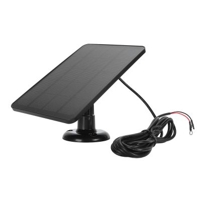Doorbell Solar Panel Charger, 10W Solar Panel Camera Charger IP66 Waterproof for Doorbell 3 for Doorbell 4 Plus (CSP4W-O-B)
