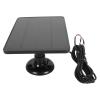 Doorbell Solar Panel Charger, 10W Solar Panel Camera Charger IP66 Waterproof for Doorbell 3 for Doorbell 4 Plus (CSP4W-O-B) view 4