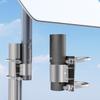 Mounting Kit,Pipe Mount Adapter,Aluminum Alloy Pole Mount for V2 Rectangular Starlink Satellite Dish Antenna,for Starlink,TV Mast and Satellite Mast (Mount+U Bolt Set) view 2