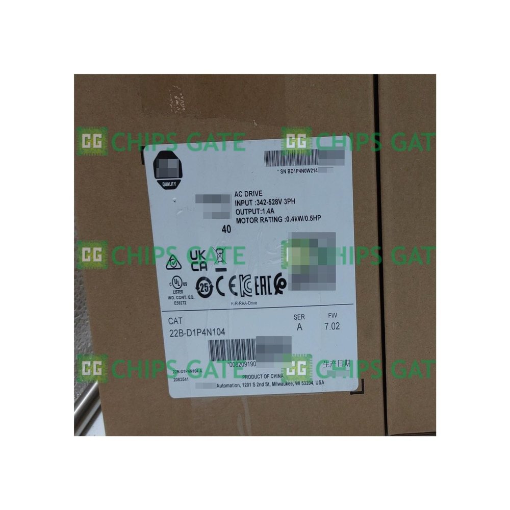 22B-D1P4N104 New 22BD1P4N104 40AC Drive New in Box