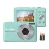 Camnoon Portable 1080P Digital Camera Video Camcorder 44MP Auto Focus 2.5 IPS Screen 16X Digital Zoom Anti-Shake Face Detect Smile Capture with 32GB Memory Card for Kids view 1