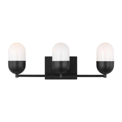 Scott Living DJV1093MBK Foster Large Vanity Midnight Black