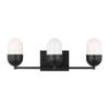 Scott Living DJV1093MBK Foster Large Vanity Midnight Black view 2