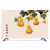 ABANO 32-100in Lotus Flower Indoor TV Dust Cover, TV Cover for LCD/LED Protective Cover Liquid Crystal Display Protective Case Dustproof TV Screen Protector Bedroom Living Room Decoration view 1