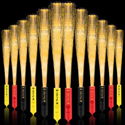 Sumind 12 Pack Movie Theme Party Supplies Movie Night Party Favors Cinema Fiber Optic Wands with 3 Light Modes Light up Glow Sticks for Film Theater Birthday Glow in The Dark Party Supplies