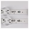 FEILUDE 4Pieces/lot LED Strip 43" TV 6916L-2867A 6916L-2867F 6916L-2867B 43UV340H E74739 43 V17 ART3 2867 REV0.3 1 Fit for LG(Light bar only) view 4