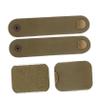 DOITOOL 5pcs Leather Wire Straps Reusable Cable Straps for Cord Management and Organization view 3