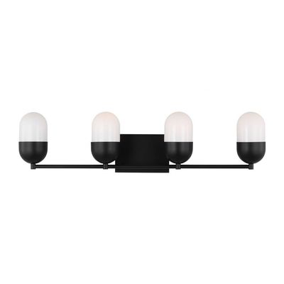 Scott Living DJV1094MBK Foster Extra Large Vanity Midnight Black