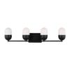 Scott Living DJV1094MBK Foster Extra Large Vanity Midnight Black view 1